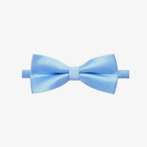 Elegant Bow Tie Bowtie Polyester Light Blue Sky with dots